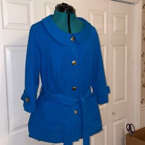 Lane Bryant women’s jacket, size 18, sapphire blue, NWT.